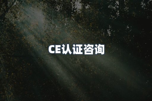 CE认证咨询